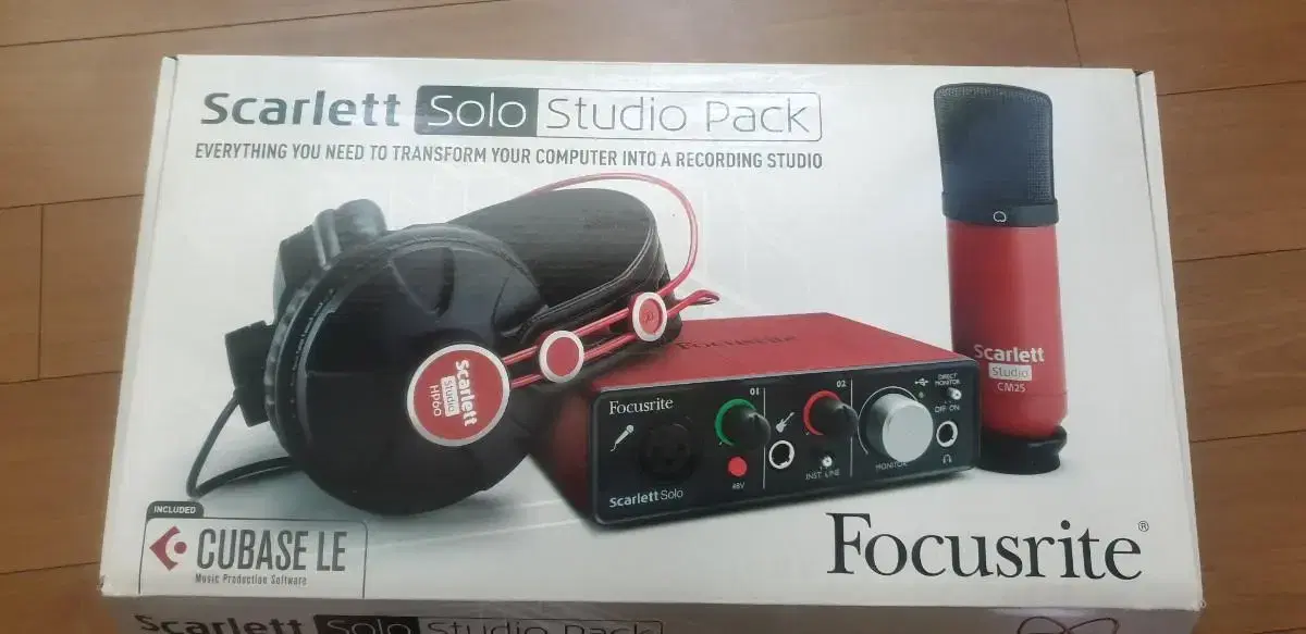 [사운드몬스터] FOCUSRITE Scarlett Solo Studio